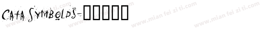 CATA Symbolds字体转换